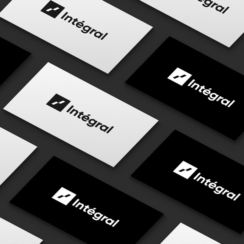 Modern Business Card Grid Mockup by Anthony Boyd Graphics